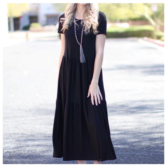 41 Boho Tiered Midi Dress - Picture 1 of 2